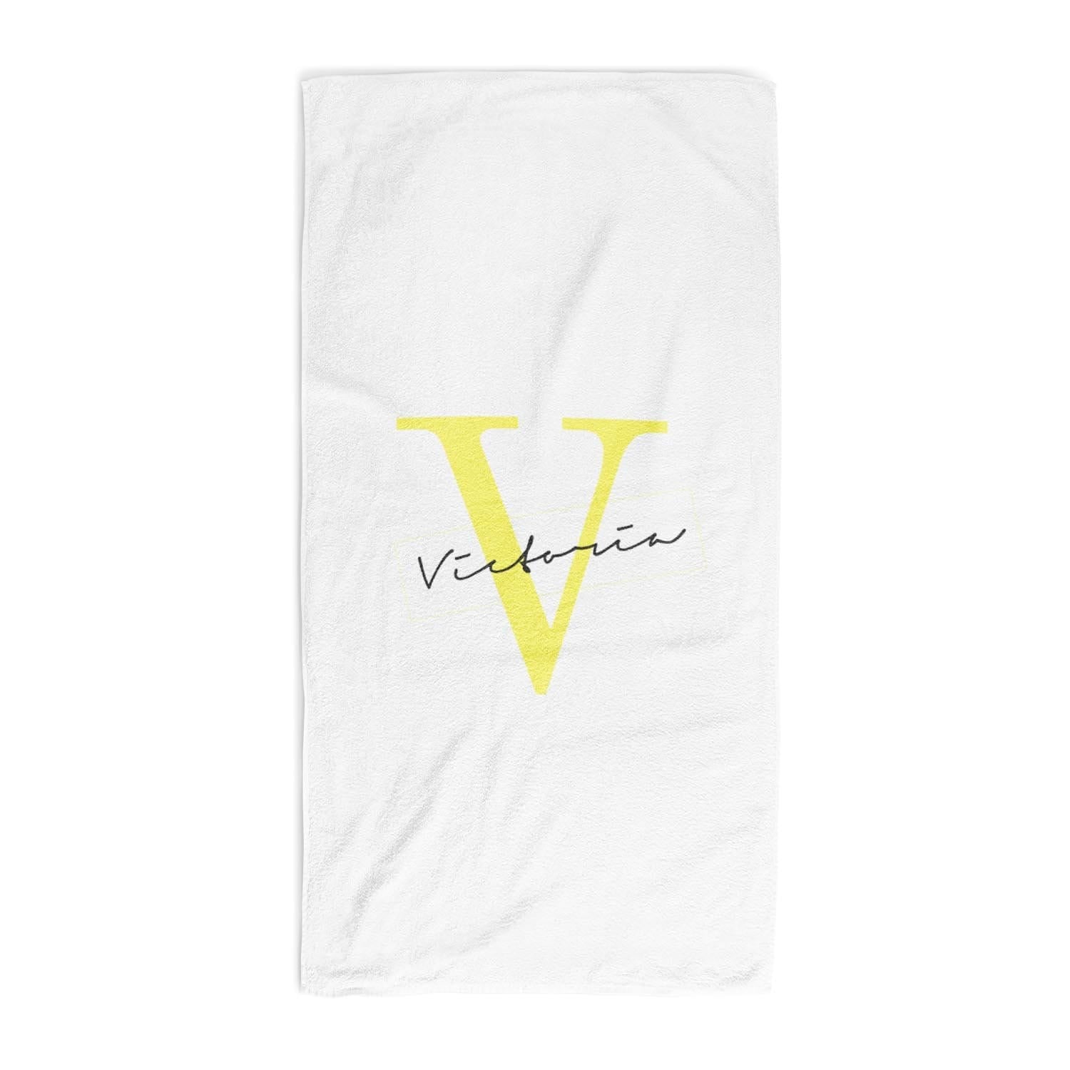 Name and Initial Personalised Towel